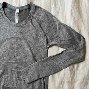 Lululemon Grey Long Sleeve top